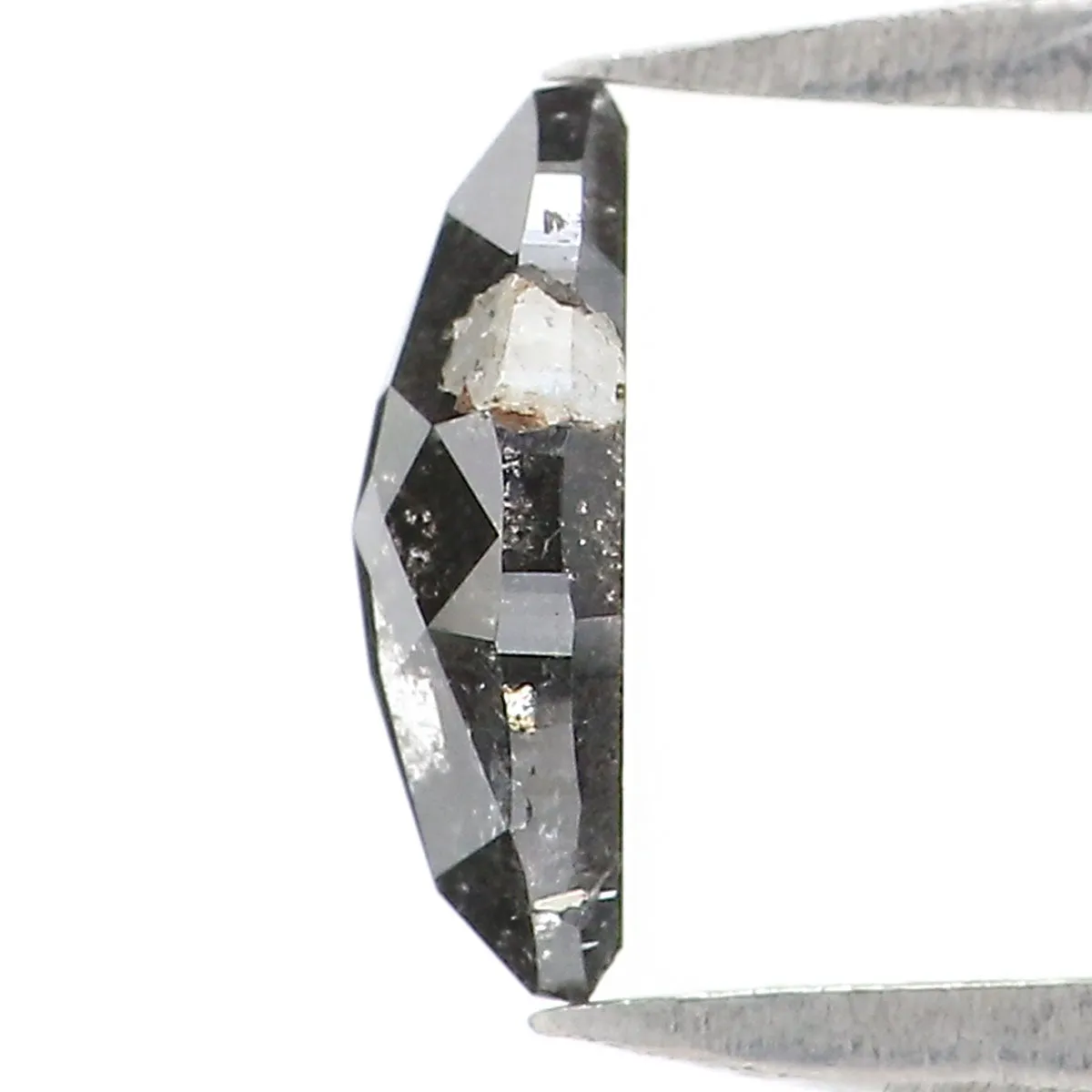 0.39 CT Natural Loose Marquise Shape Diamond Salt And Pepper Marquise Rose Cut Diamond 6.95 MM Black Grey Color Marquise Cut Dia