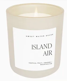 15oz Matte Jar Soy Candle - Island Air