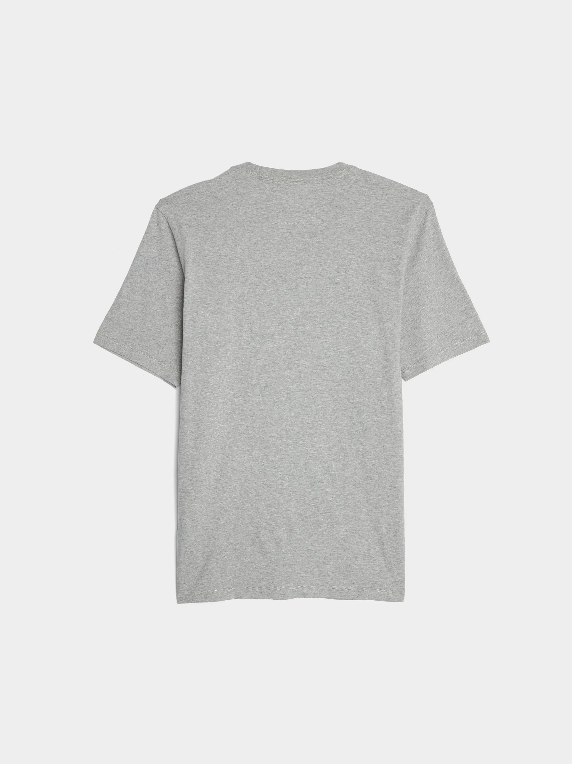 30/1 Jersey Small Logo T-Shirt, Grey Melange