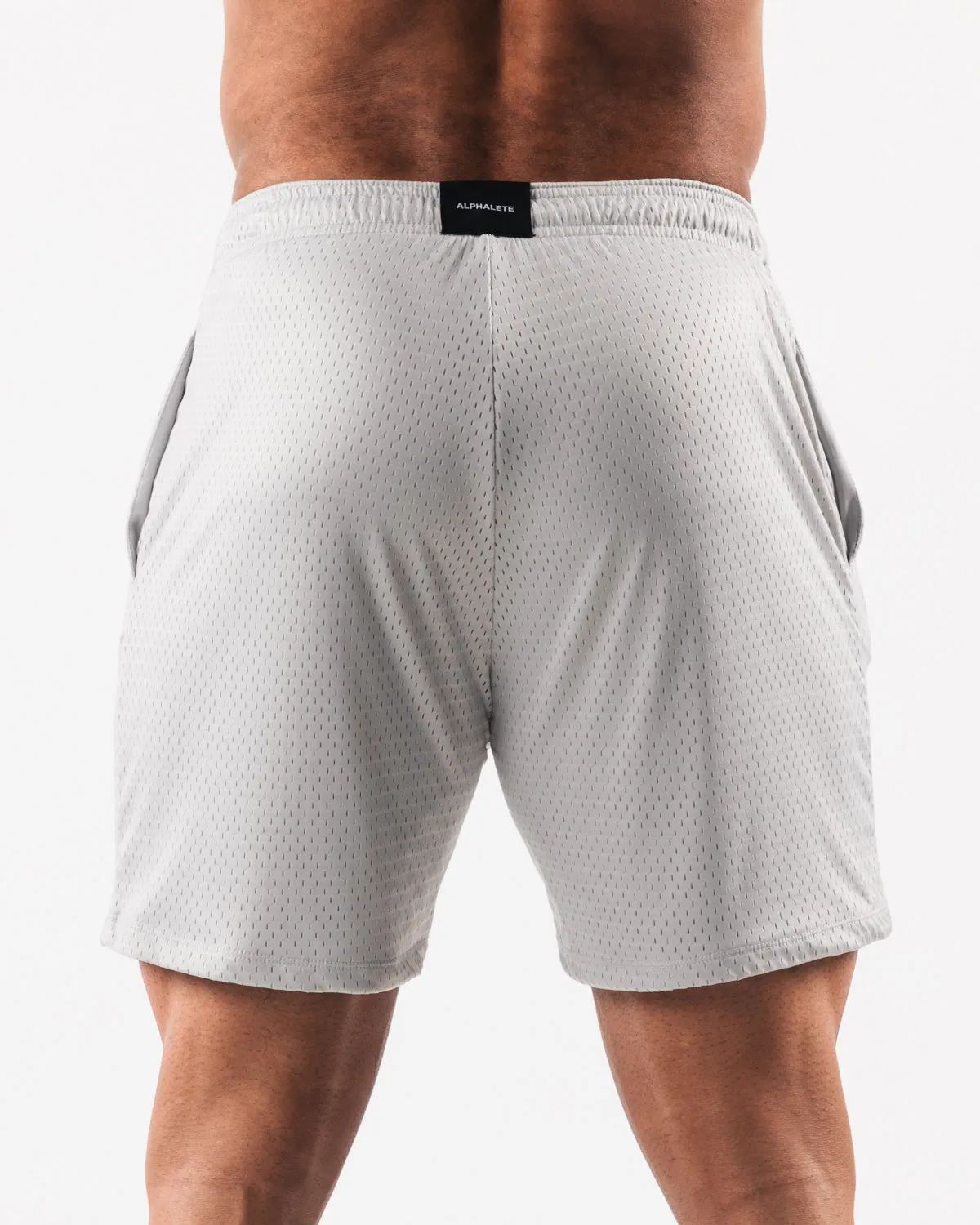 AA Mesh Short 6” - Oyster Grey