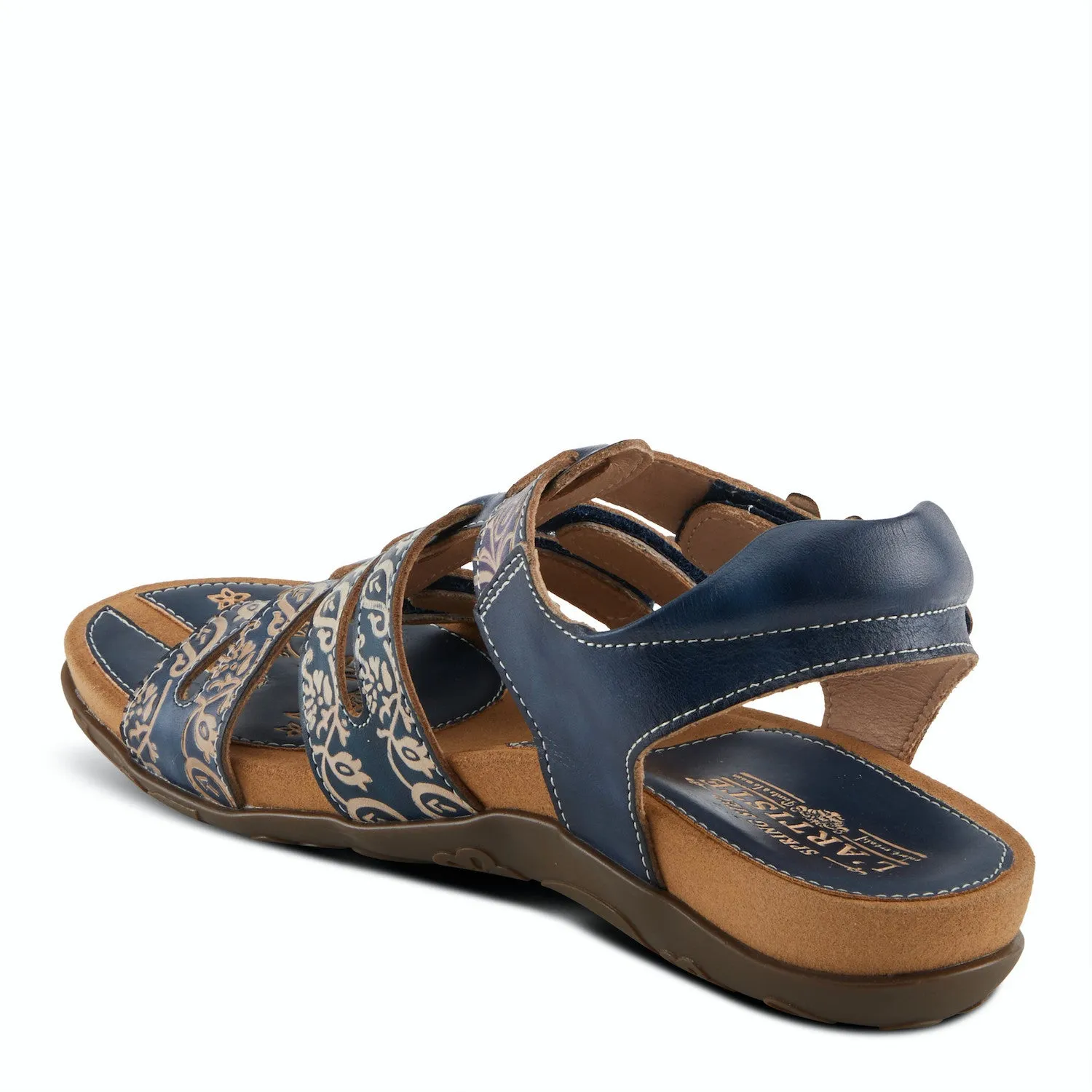  Actionetta Gladiator Sandal in Navy Multi  