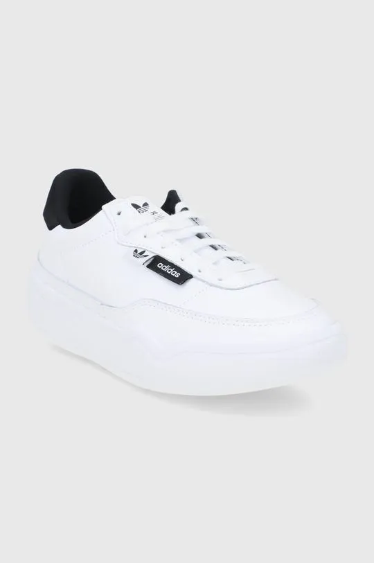 adidas Originals leather shoes white color