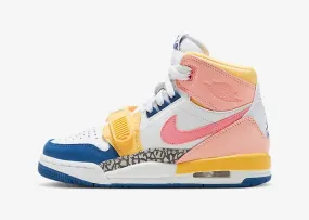 Air Jordan Legacy 312 GS White Coral Pink French Blue Sakura Pink FD9909-161