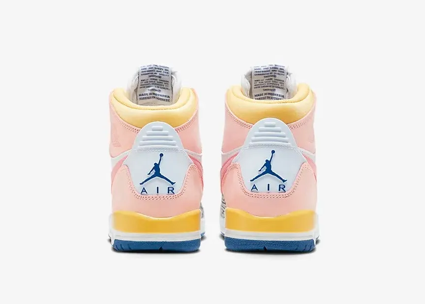 Air Jordan Legacy 312 GS White Coral Pink French Blue Sakura Pink FD9909-161