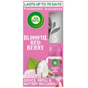 Air Wick Blissful Red Berry Freshmatic Autospray Dure jusqu'à 70 jours