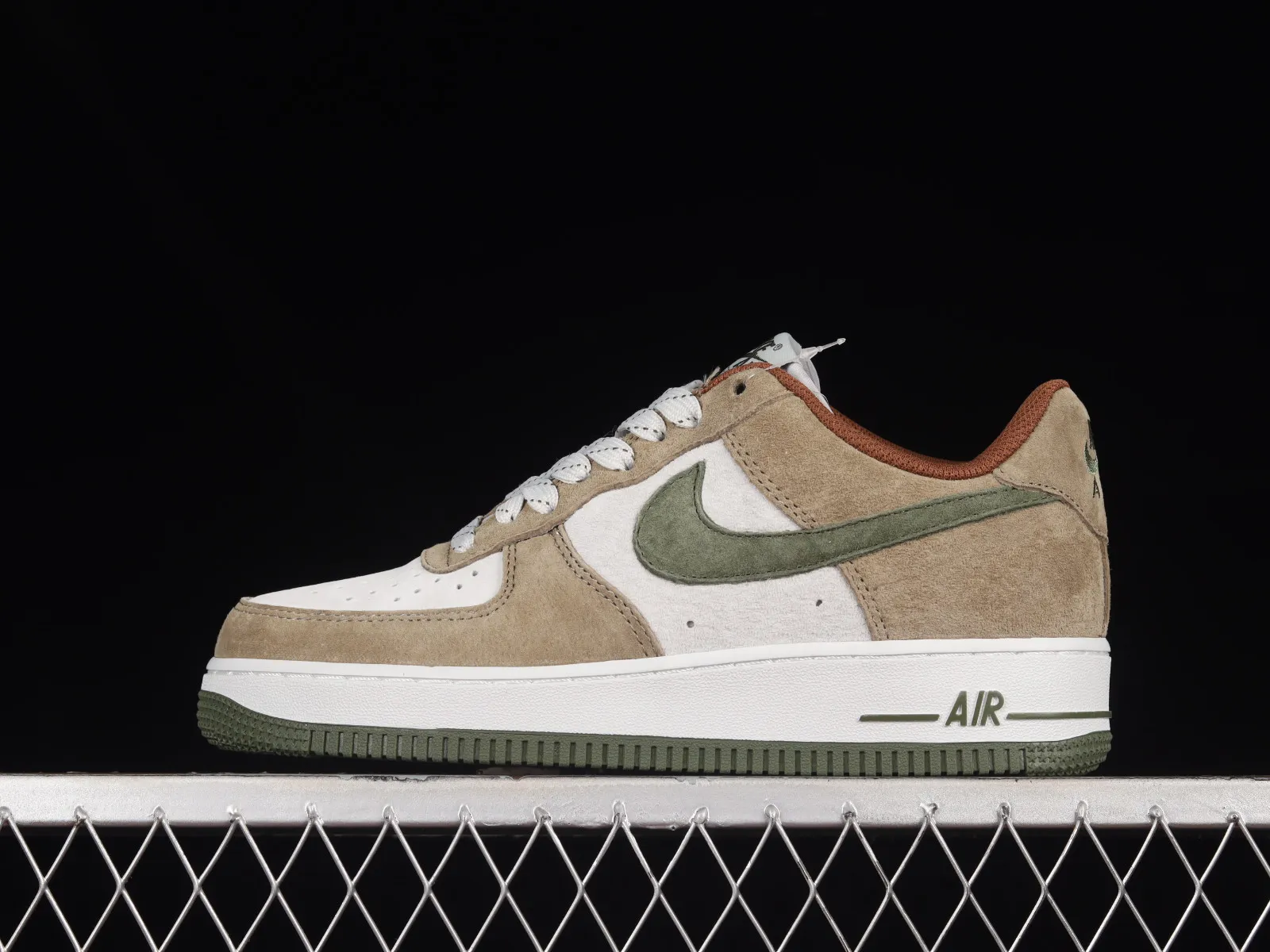 Akira x Nike Air Force 1 07 Low Suede Green Brown White DD3966-523