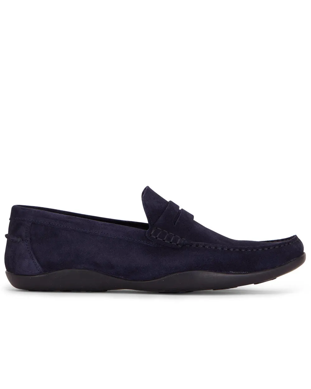 Basel Midnight Suede Penny Loafer