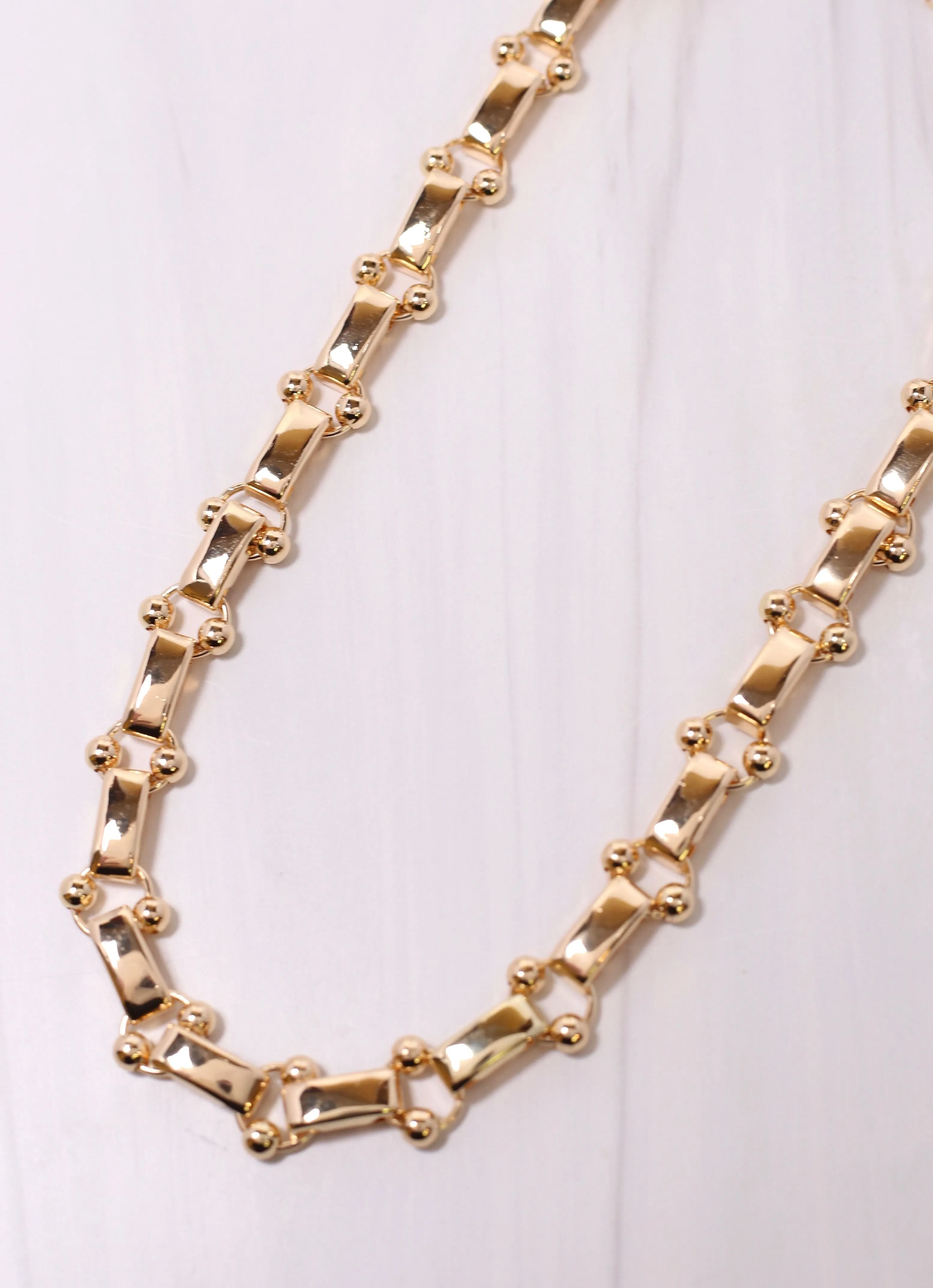 Benita Link Necklace GOLD