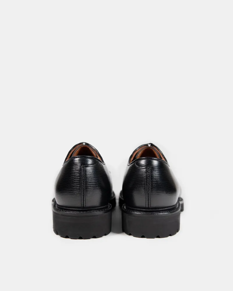 Black Alcazar Derby Shoe