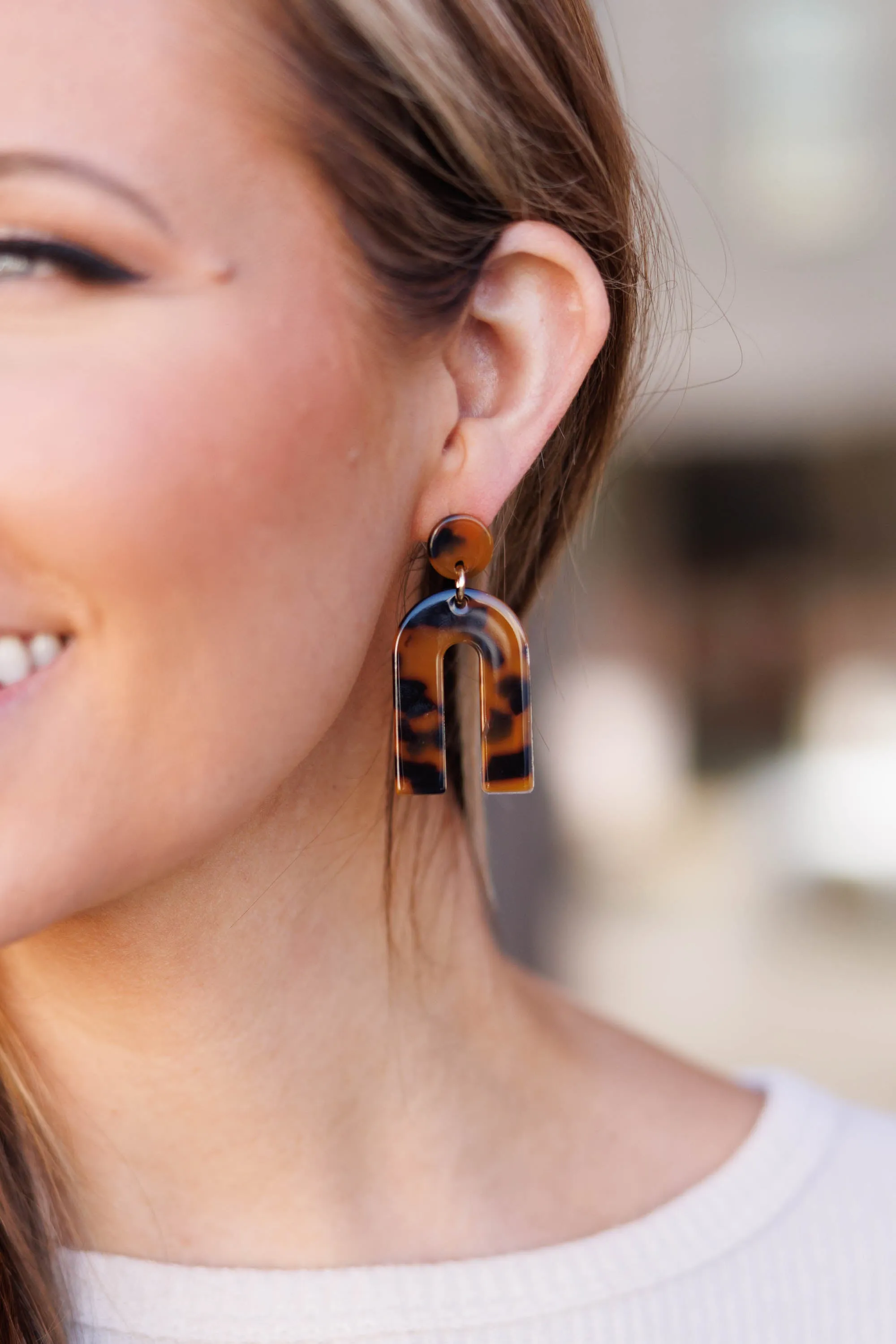 Bohemian Creature Earrings, Brown