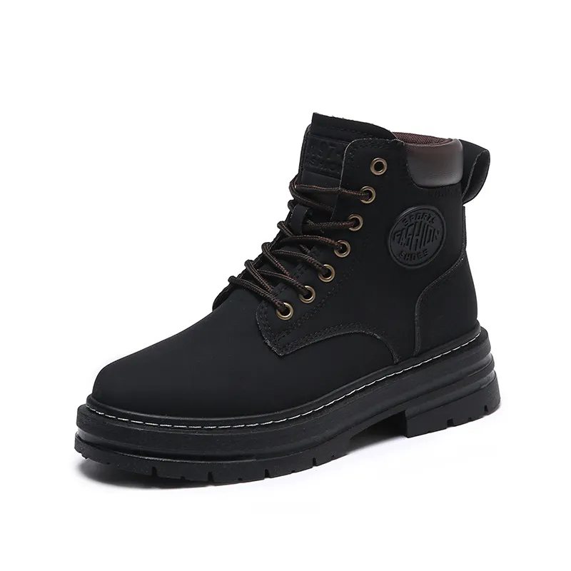 Boots men's Causal Ankle Boots male Luxury Shoes Platform Boots  Autumn Fashion men's Boots