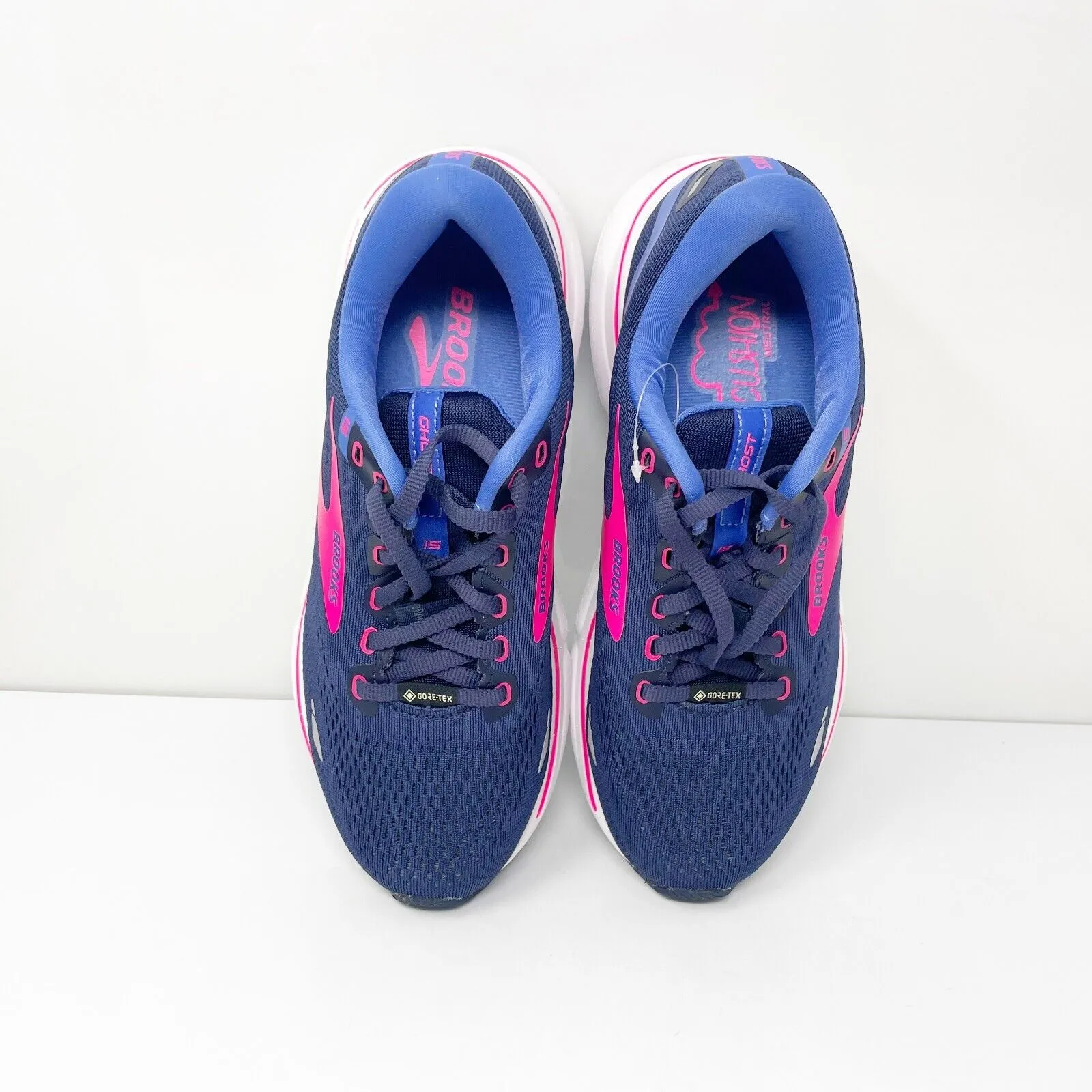 Brooks Womens Ghost 15 GTX 1203821B460 Blue Running Shoes Sneakers Size 8 B