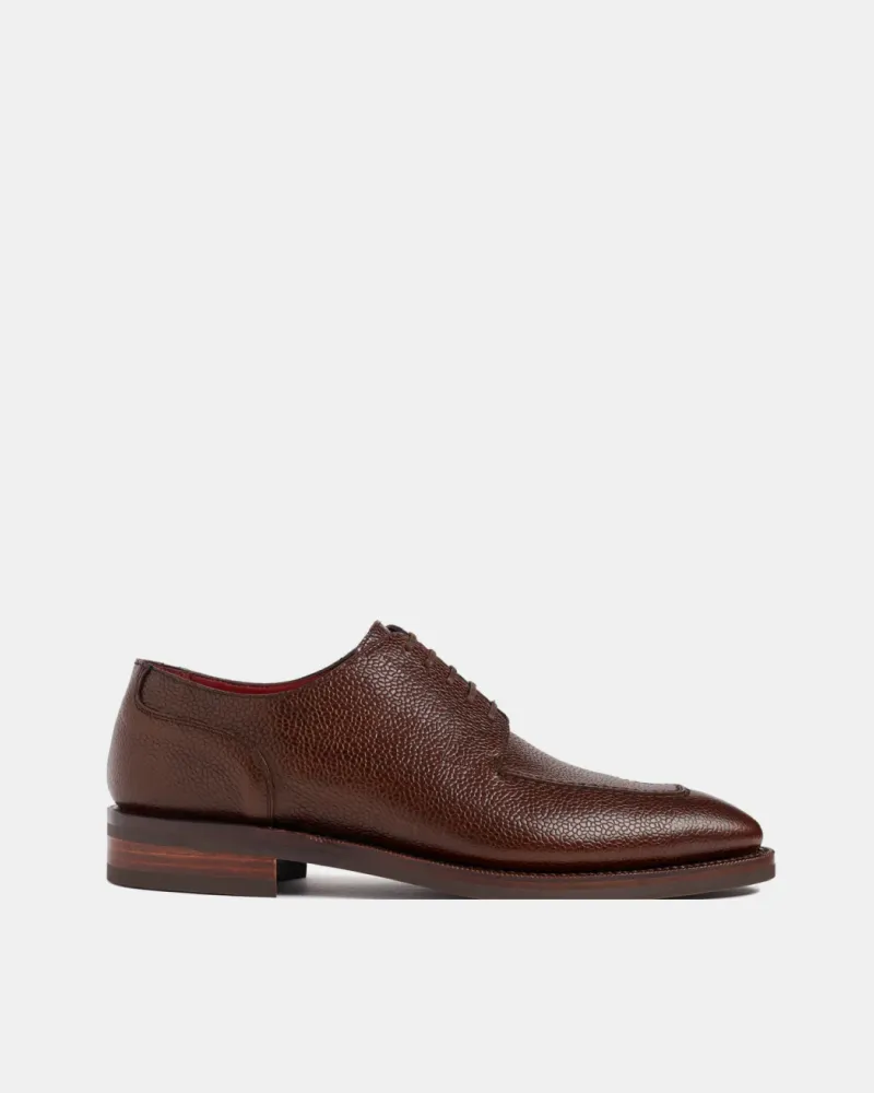 Brown Grain Norwegian Split Toe Shoe