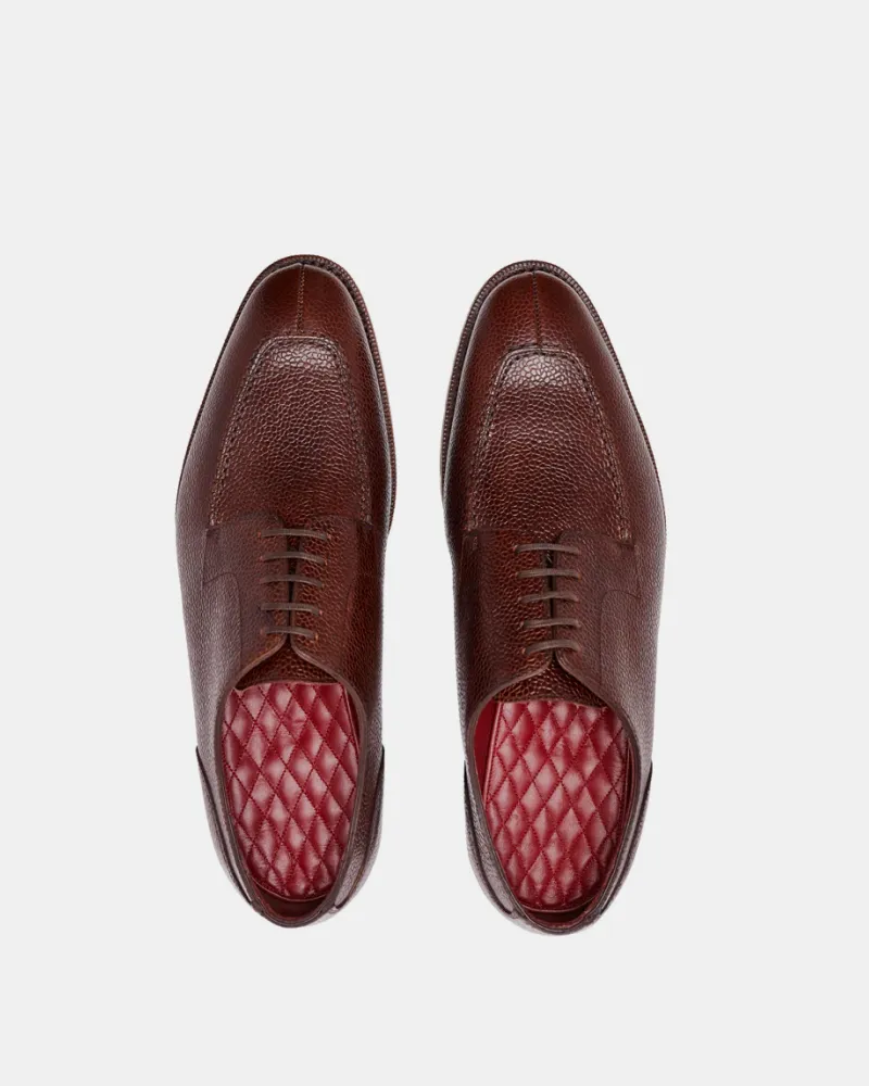 Brown Grain Norwegian Split Toe Shoe