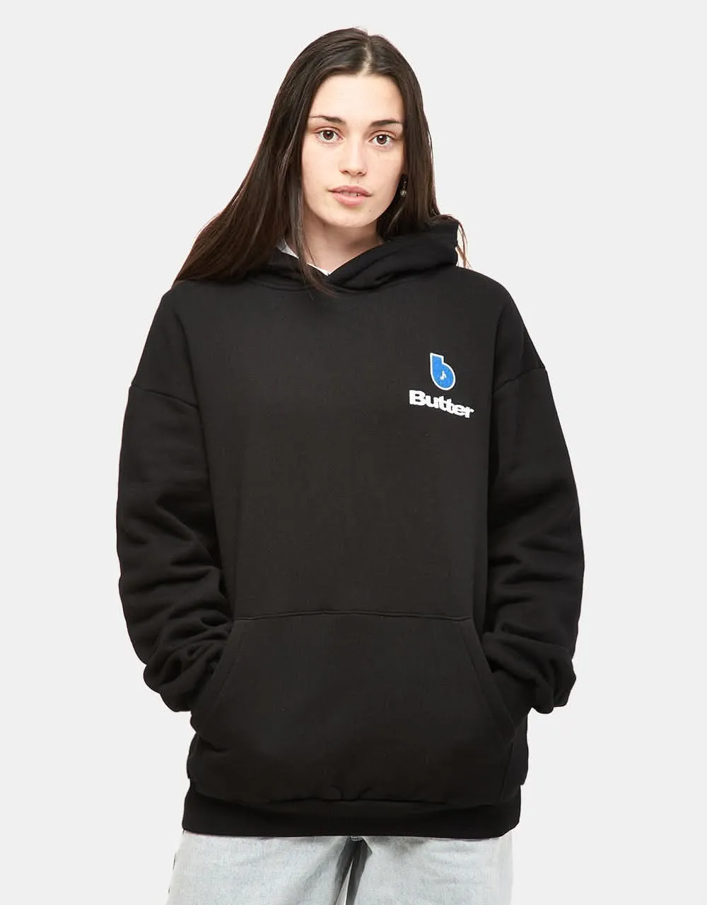 Butter Goods x Blue Note Finest Logo Pullover Hoodie - Black