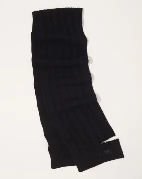 Cable Scarf in Black