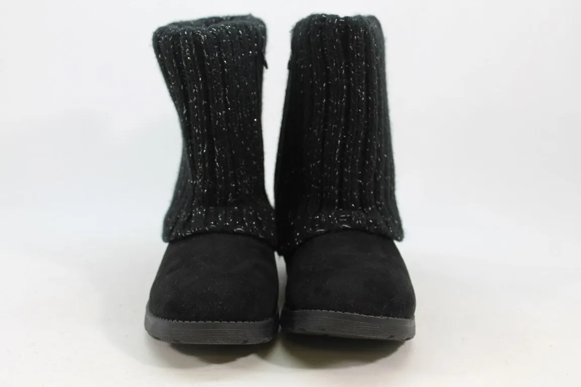 Cat and Jack Orinda Girl's Big Kid Black Boots 5M(ZAP17892)