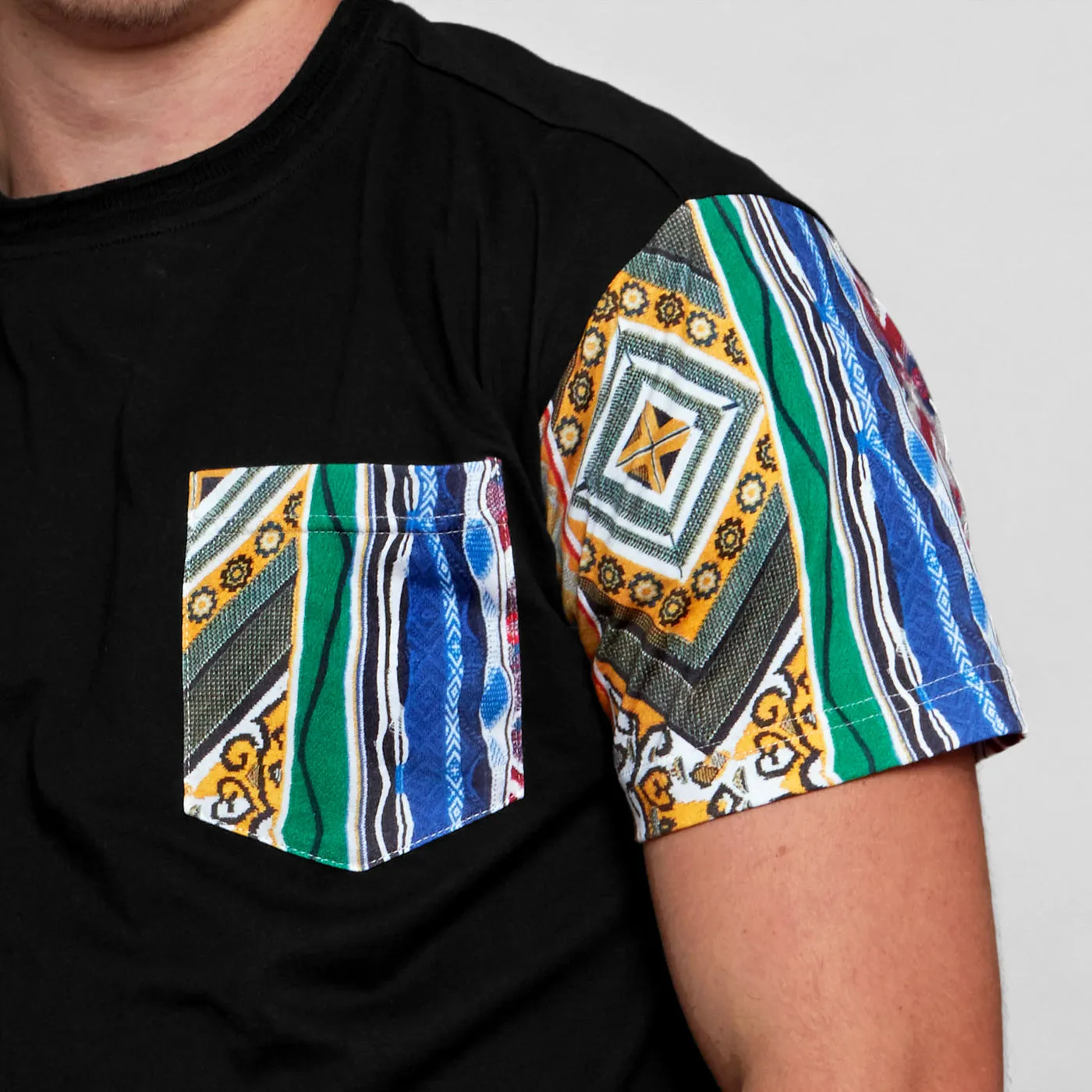 COOGI OG PATCHWORK TEE - BLACK