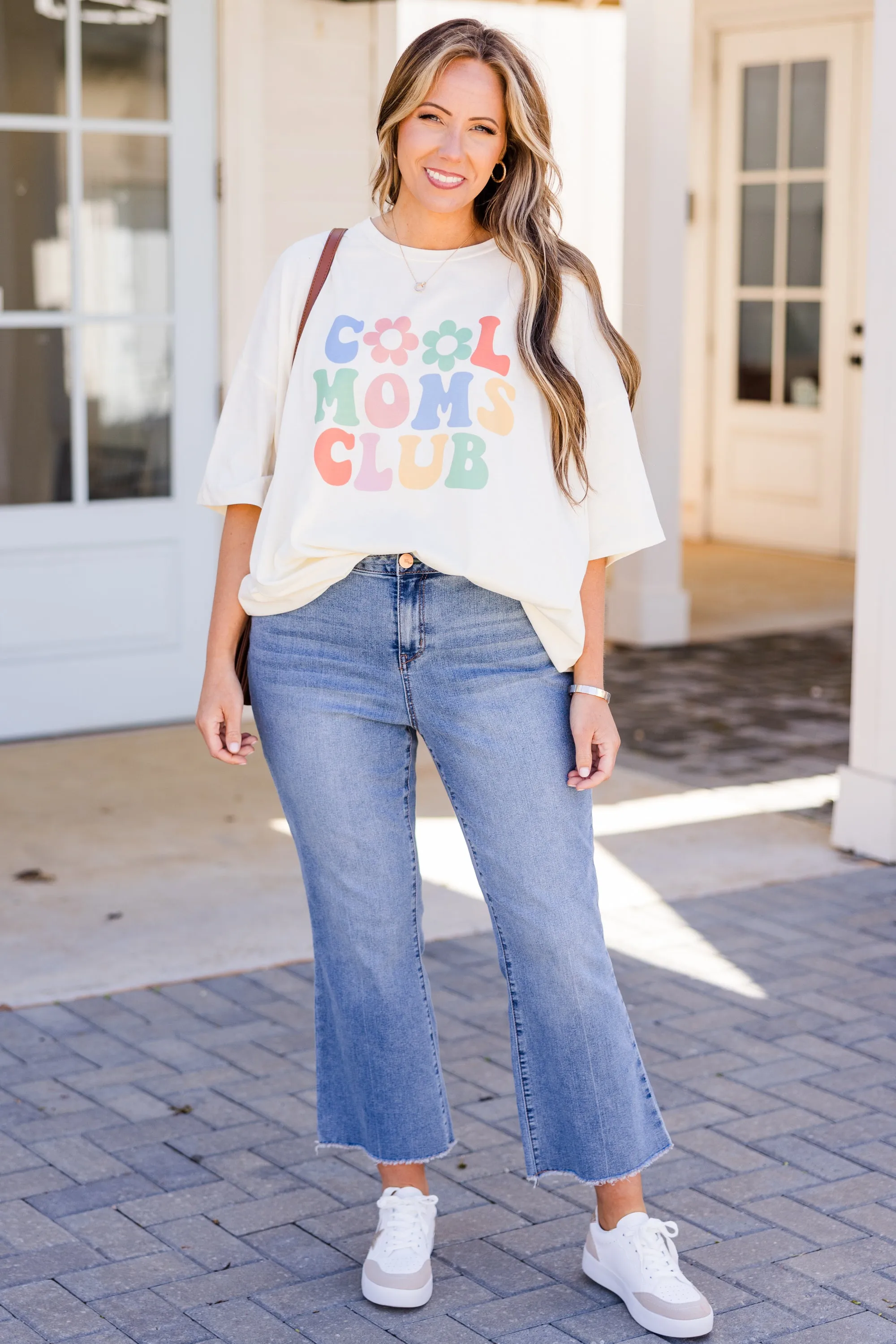 Cool Mom Era Boyfriend Tee, Ivory