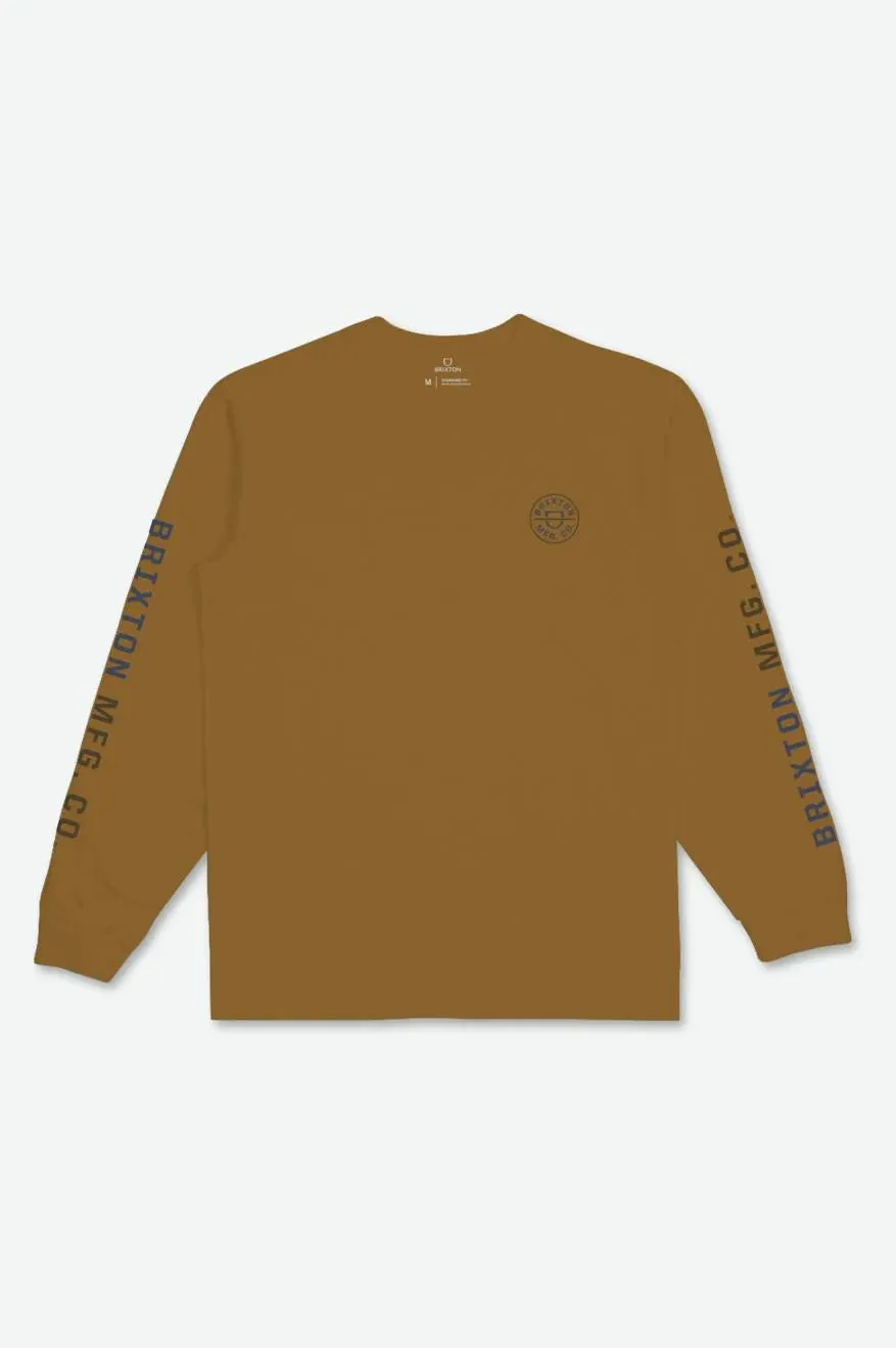 Crest L/S STT GOLDEN BROWN