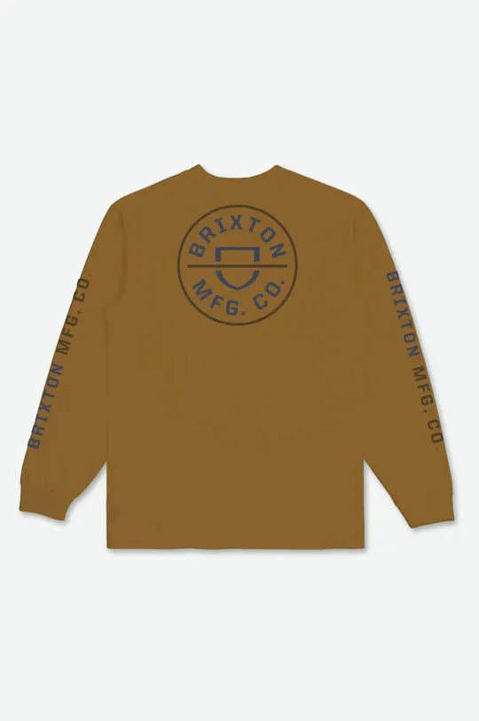 Crest L/S STT GOLDEN BROWN