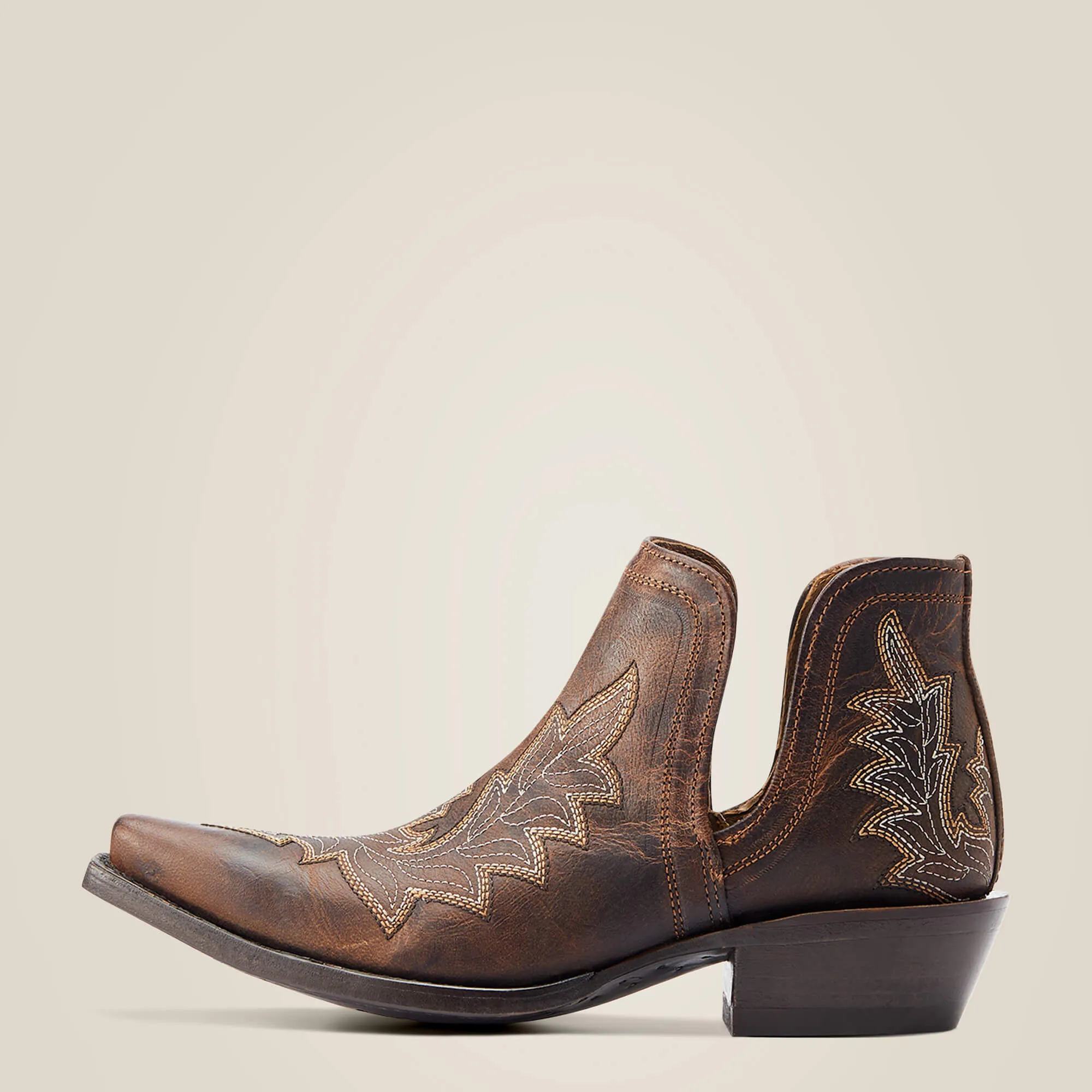 Dixon Low Heel Western Boot