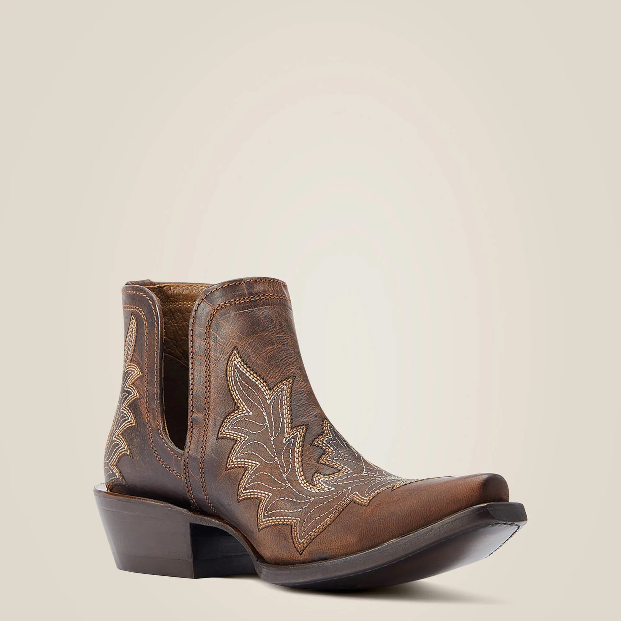 Dixon Low Heel Western Boot