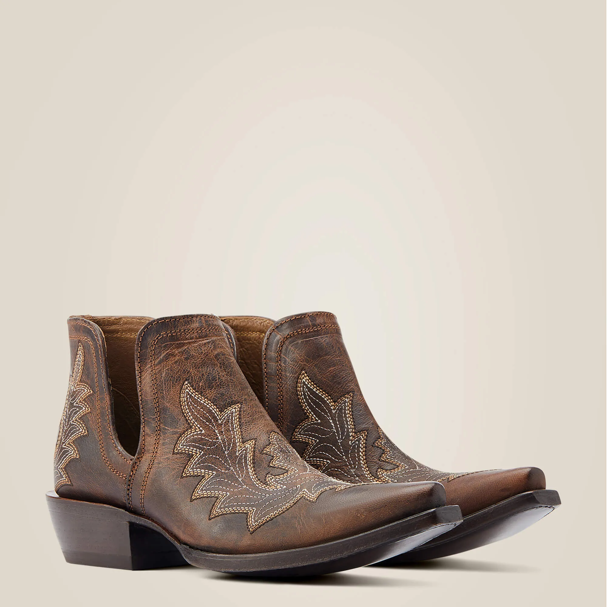 Dixon Low Heel Western Boot