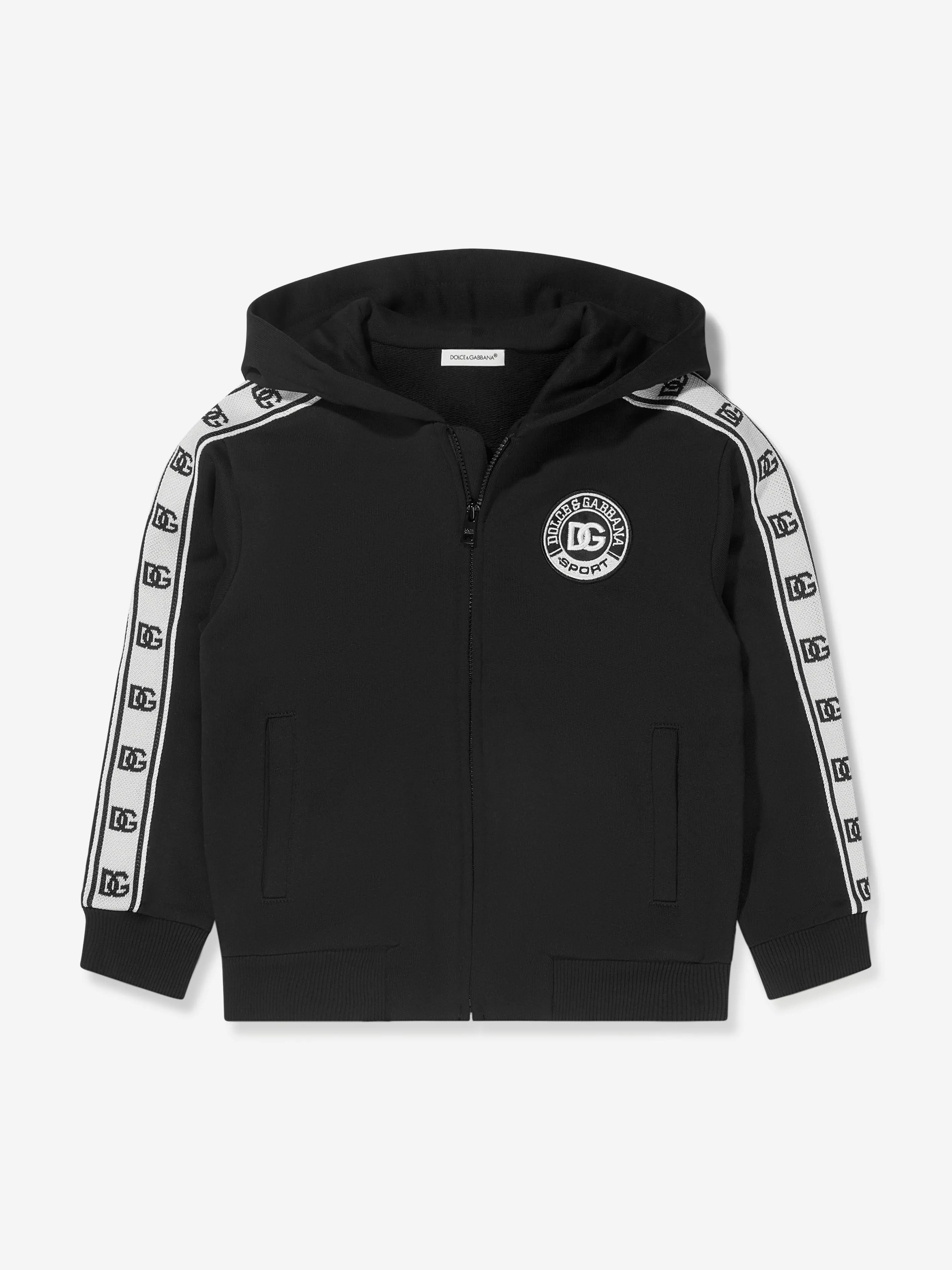 Dolce & Gabbana Kids - Kids Logo Zip Up Hoodie | Childsplay Clothing