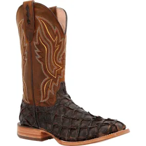 Durango® Premium Exotics™ Dark Brown Pirarucu Western Boot