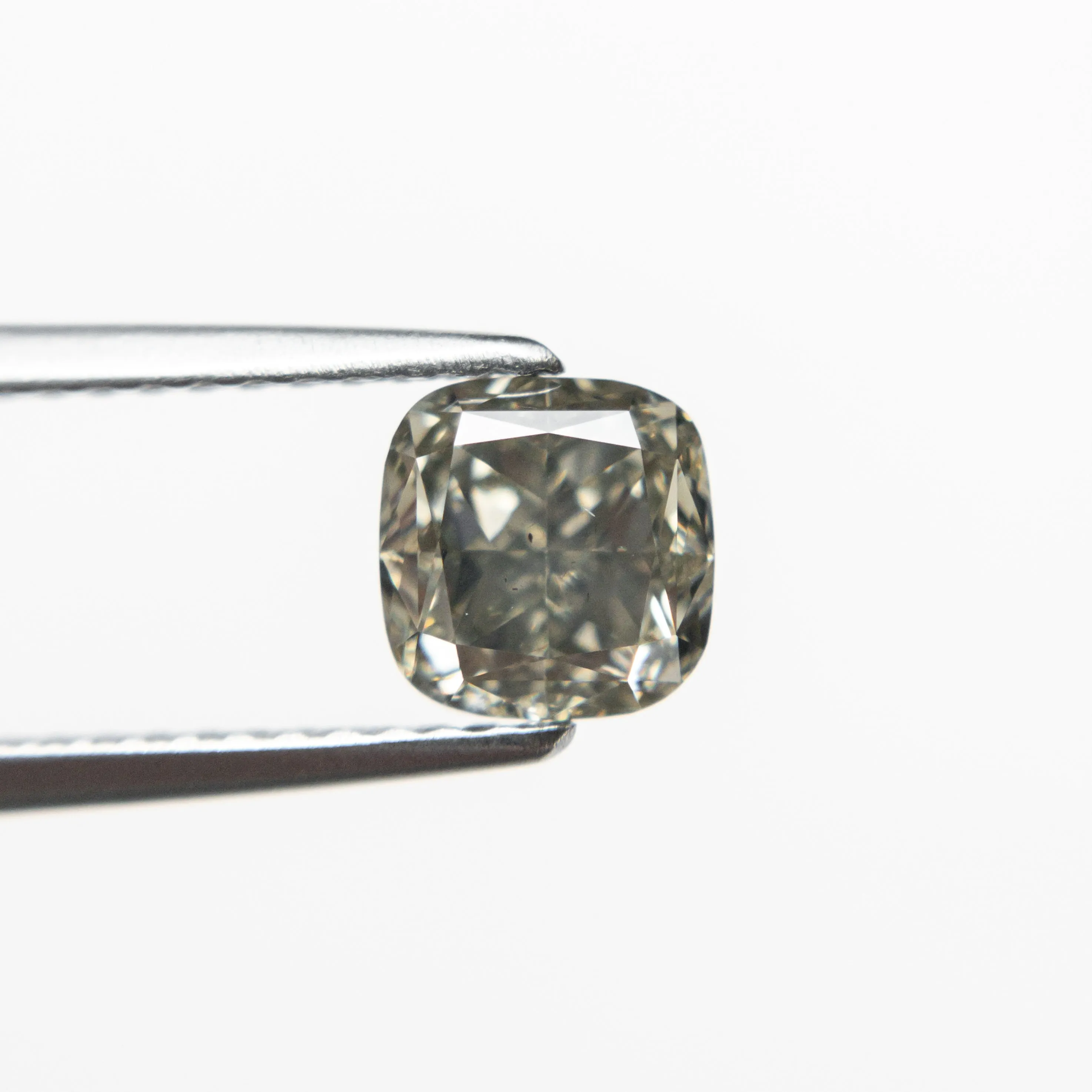 Fancy Grey Brilliant Diamond - 1.10ct Cushion