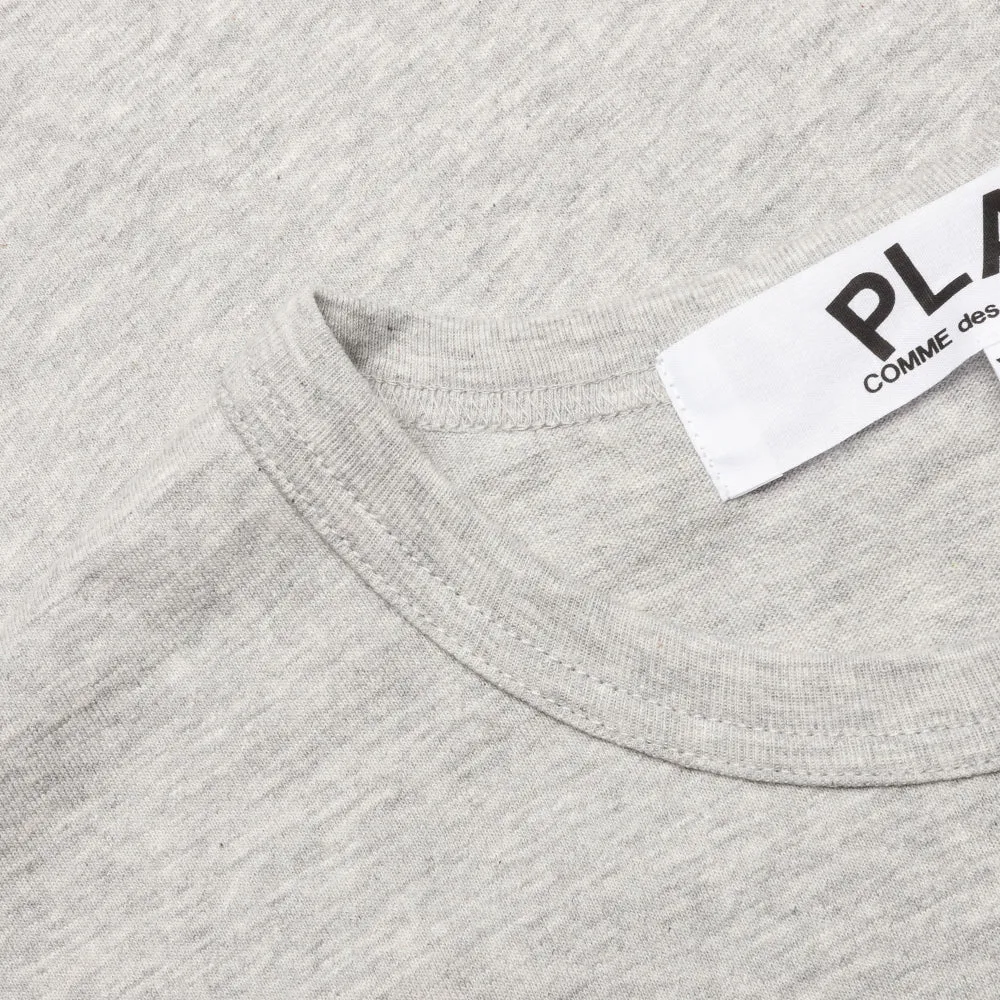 Grey Heart Logo L/S Tee - Grey