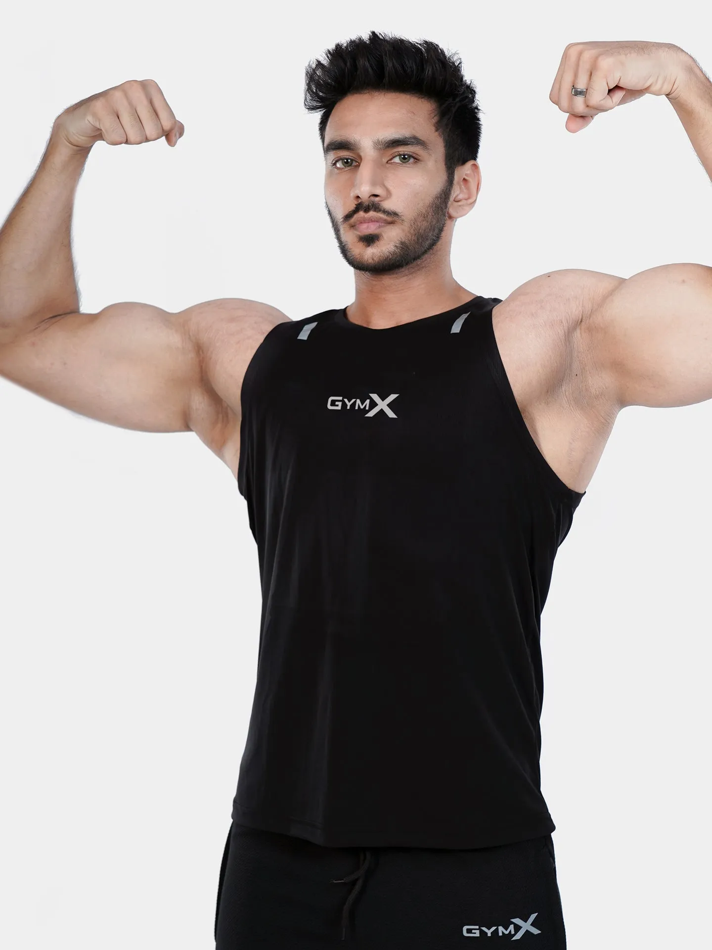 GymX Ultra Lite Black Tank- Sale