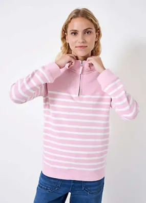 Half Zip Sweatshirt by Crew Clothing Company | Look Again