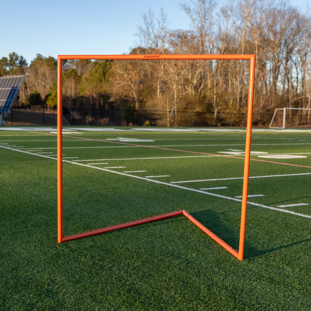 High School Practice Goal FRAME ONLY - 50 lbs, 6'x6'x7', Posts w/ Lacing Rails by Crankshooter Free Shipping - #1 Selling Goal