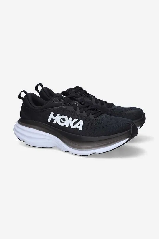 Hoka shoes Bondi 8 black color