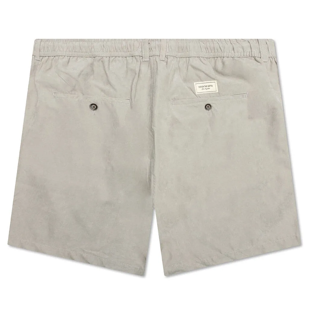 HTG Brand Poly Short - Grey