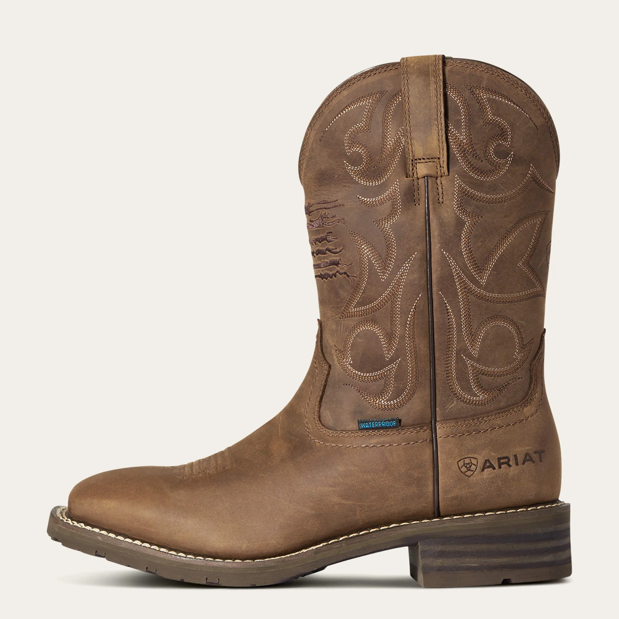 Hybrid Patriot Waterproof Western Boot