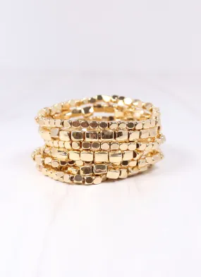 Jamison Metal Bracelet Set GOLD