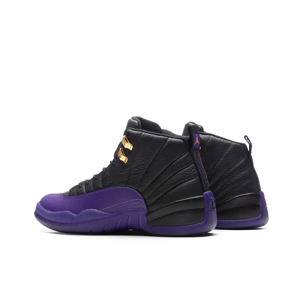 Jordan 12 Retro (PS) - Black/Field Purple/Metallic Gold