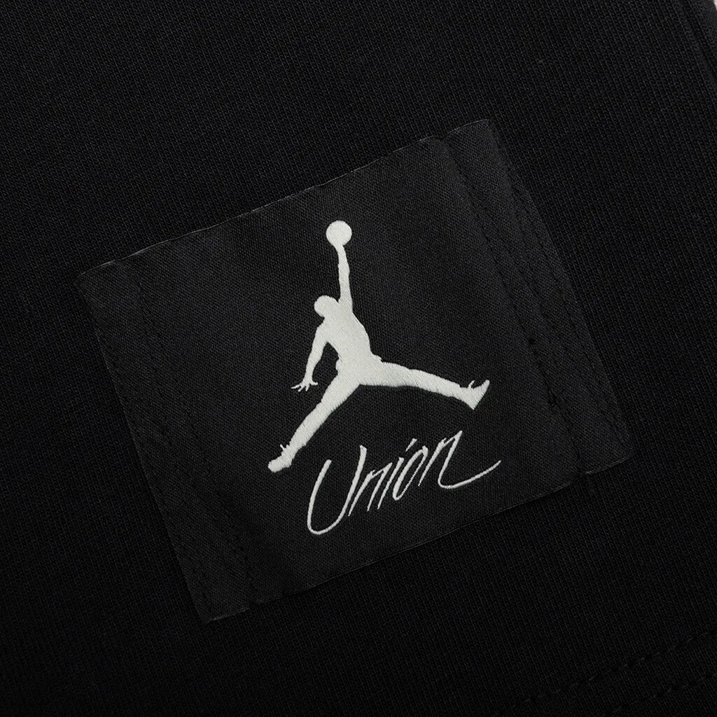 Jordan x Union S/S Tee - Black/Coconut Milk