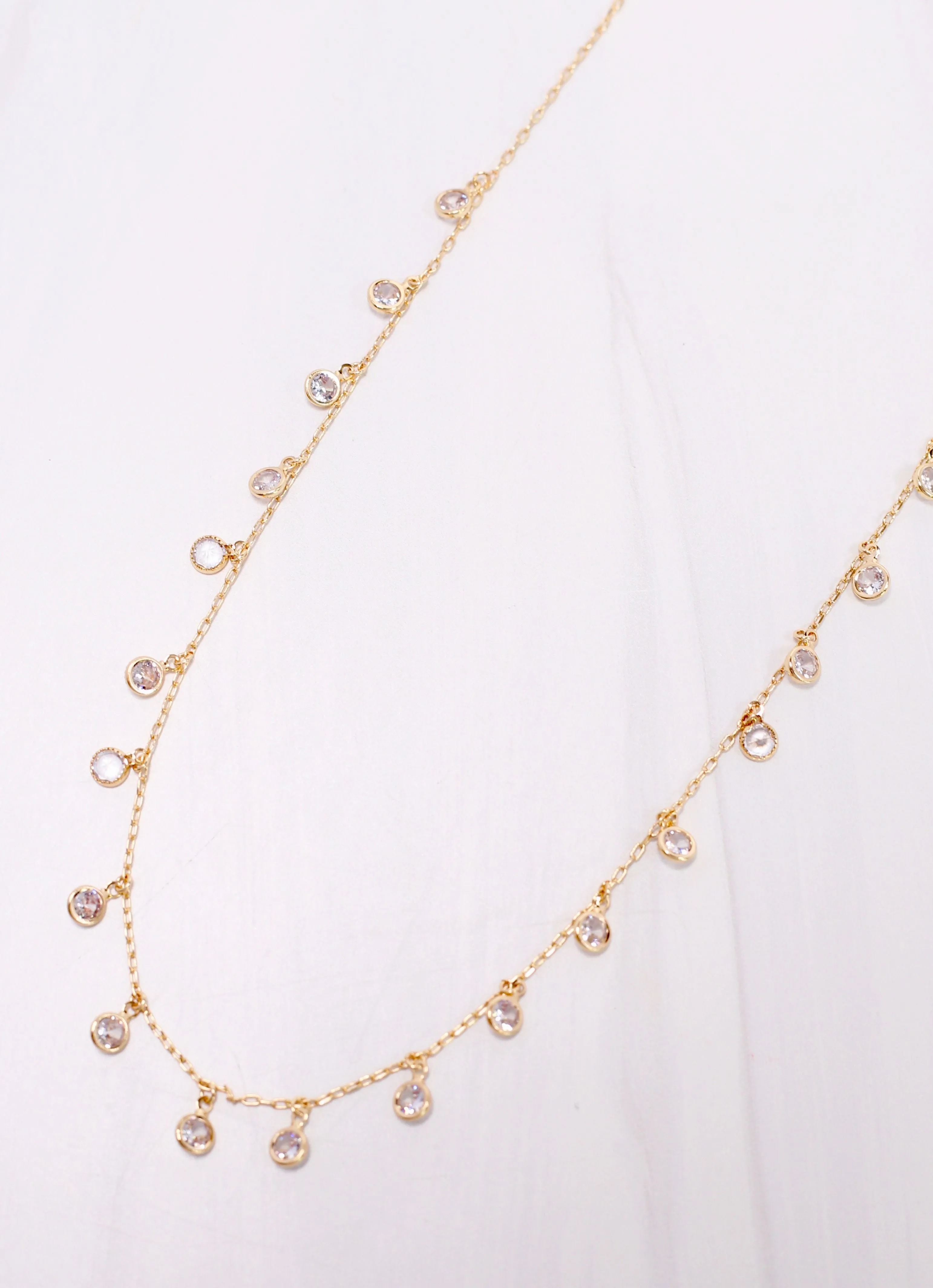 Jules CZ Necklace GOLD