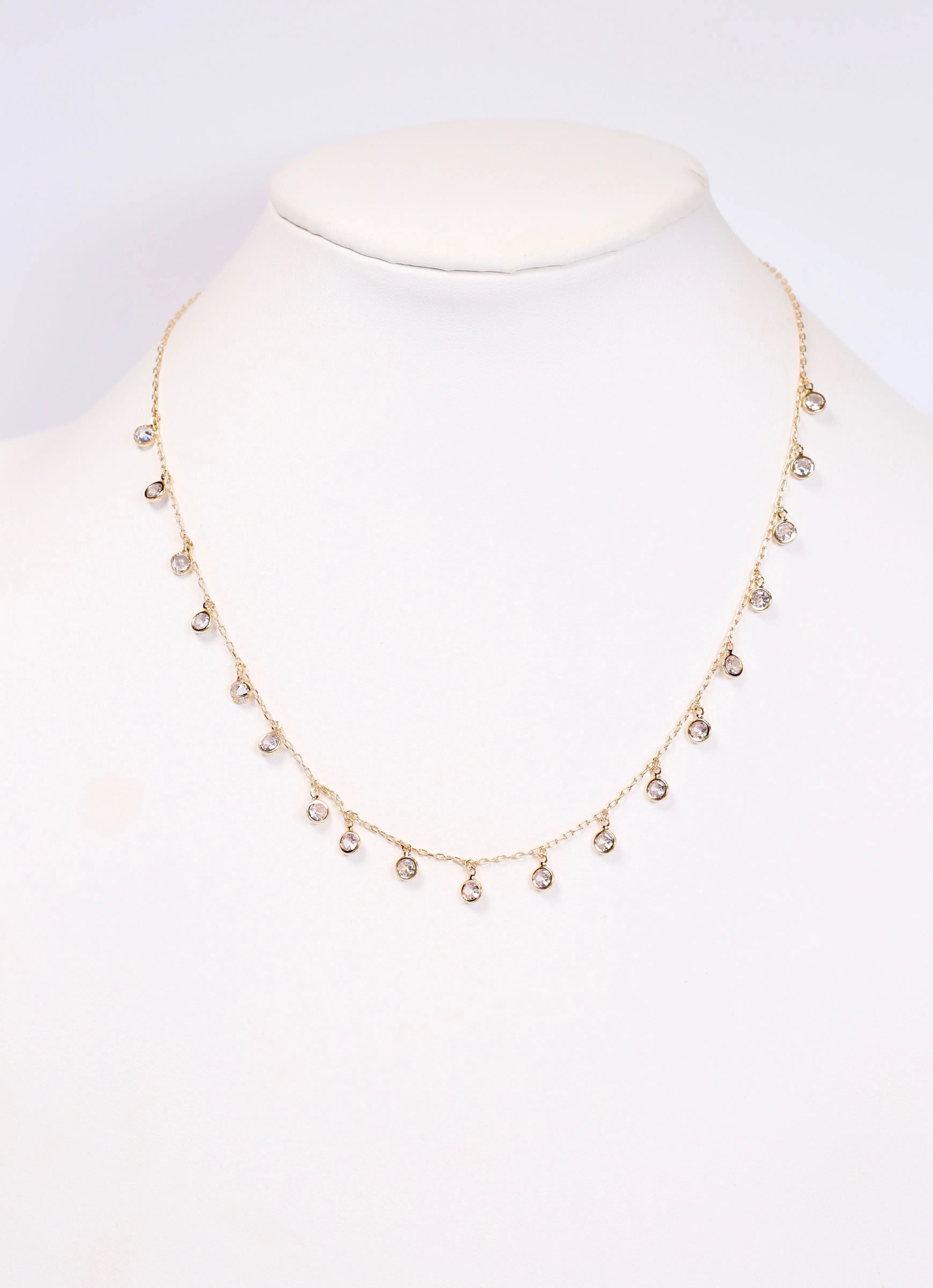 Jules CZ Necklace GOLD