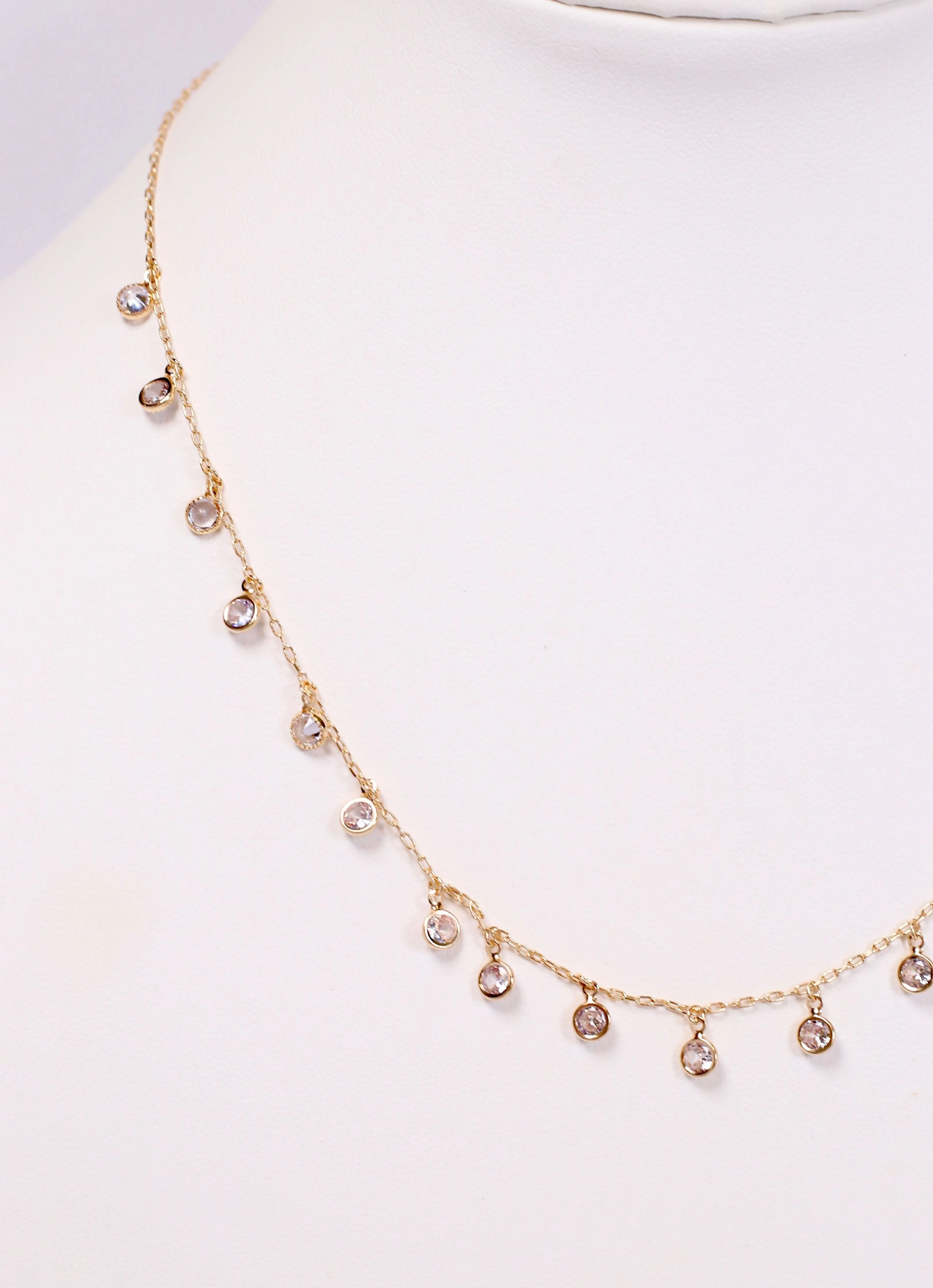 Jules CZ Necklace GOLD