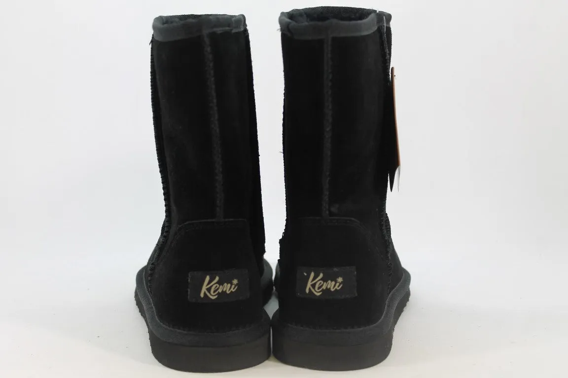 Kemi Bella Women's Black Boots 9M(ZAP13589)