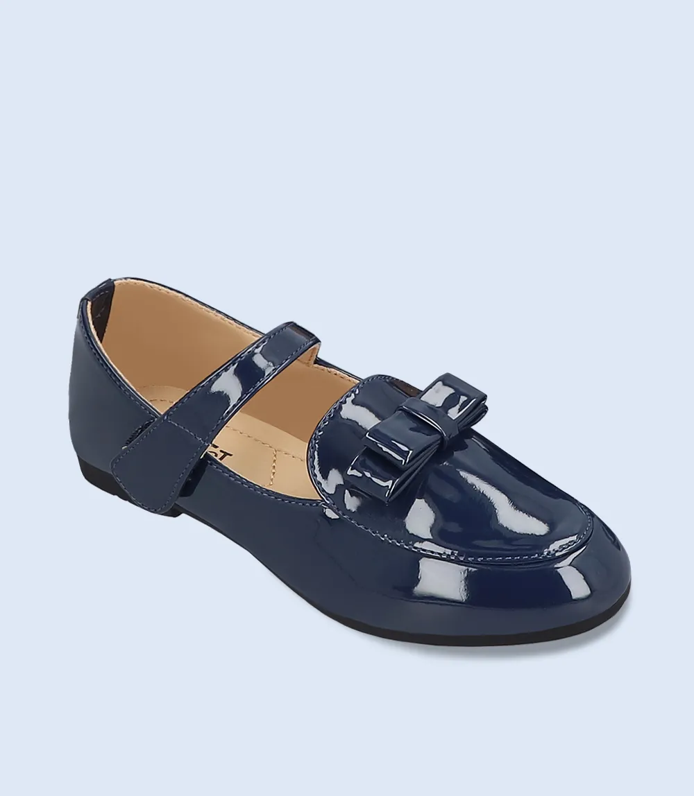 KG0022-NAVY-Girls Casual Shoe