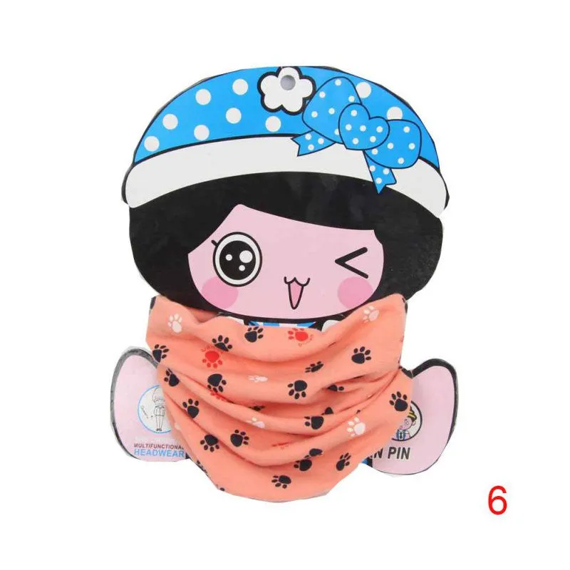 Kids Child Cotton Scarf Baby Scarf 40*20cm Boys Girl O Ring Scarf Children Collar Child Neck Scarf SM6