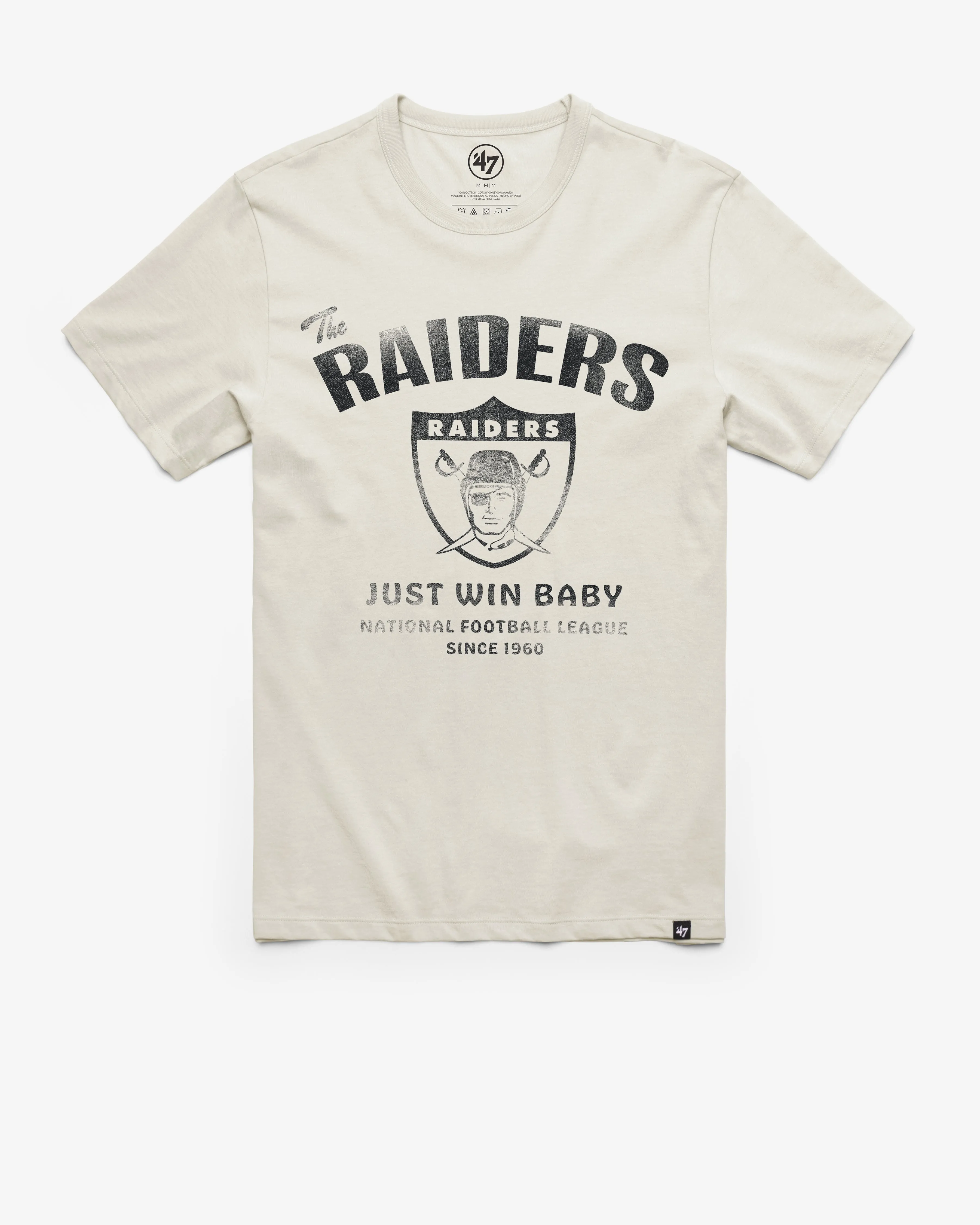 LAS VEGAS RAIDERS HISTORIC WIDE OPEN '47 FRANKLIN TEE