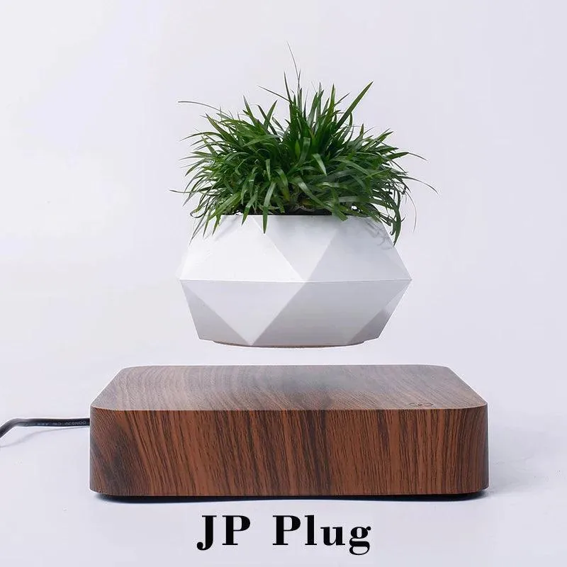 Levitating Air Bonsai Pot Rotation Magnetic Suspension Desk Plant