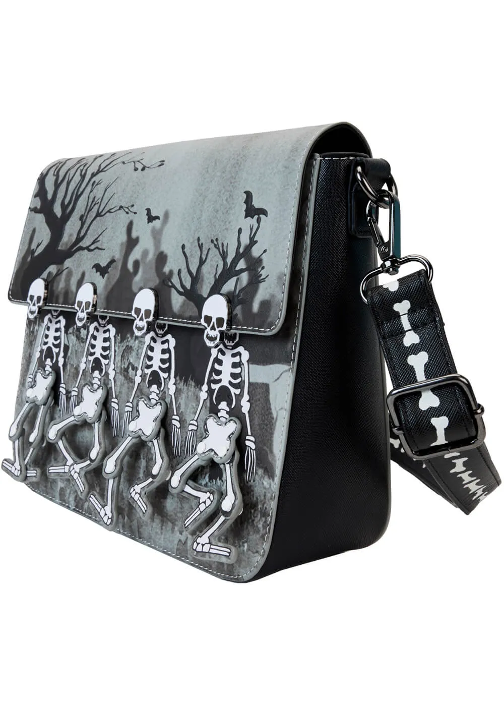 Loungefly Disney Skeleton Dance Shoulderbag Black